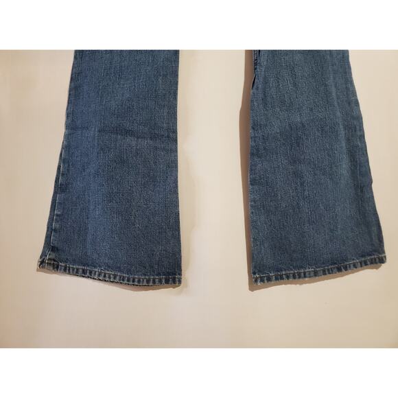 SO Vintage Y2K Flare Medium Wash High Rise Jeans Womens Junior Size 7 Long - Picture 4 of 11